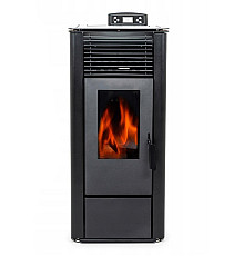 Пелетна піч-камін THUNDER KARMEN BLACK 10 кВт