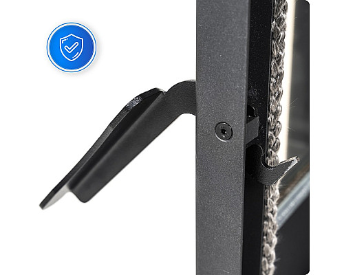 Пелетна піч-камін THUNDER KARMEN BLACK 10 кВт