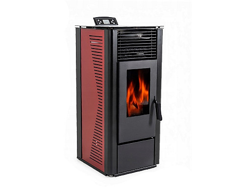 Пелетна піч-камін THUNDER KARMEN RED 10 кВт