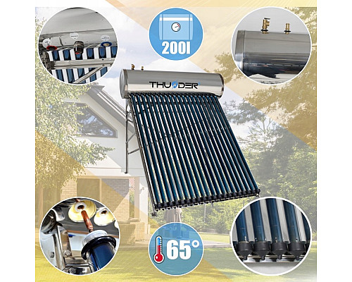 Напірний колектор з баком–200л–THUNDER