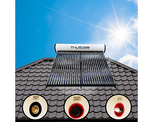 Напірний колектор з баком–300л–THUNDER BLACK