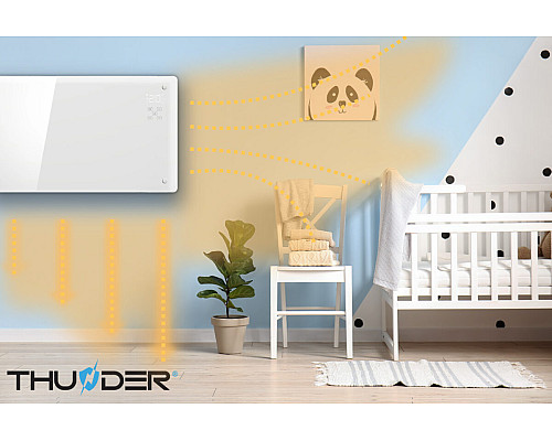 Обігрівач конвекторний THUNDER MODERN-WHITE – 2000Вт