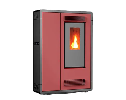 Пелетна піч-камін Thunder Aria Red 7,5 кВт Пелетна піч-камін Thunder Aria Red 7,5 кВт