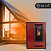 Пелетна піч-камін Thunder Aria Red 7,5 кВт