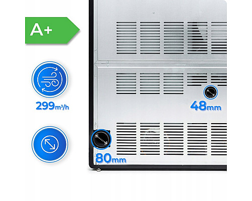 Пелетна піч-камін ARIA BLACK 12 кВт