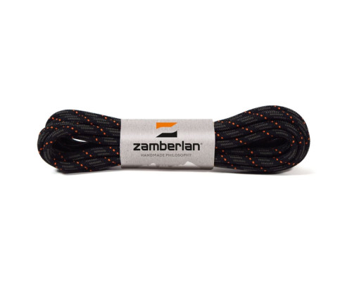 Шнурівки Zamberlan Laces 175 см 303 graphite orange - чорні/оранжеві Шнурівки Zamberlan Laces 175 см 303 graphite orange - чорні/оранжеві