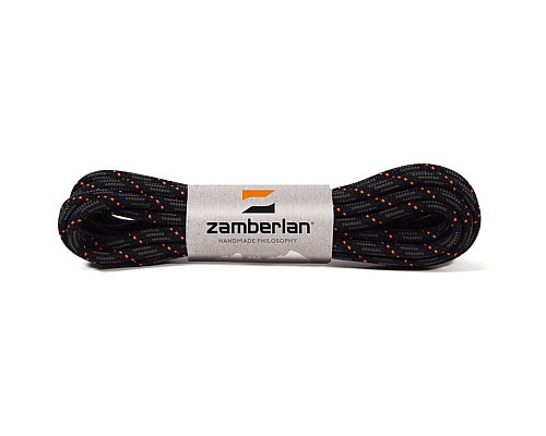 Шнурівки Zamberlan Laces 190 см 303 graphite orange - чорні/оранжеві Шнурівки Zamberlan Laces 190 см 303 graphite orange - чорні/оранжеві