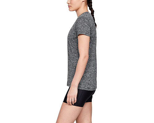 Жіноча футболка Under Armour Tech SSV Twist - S - чорна