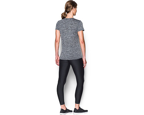 Жіноча футболка Under Armour Tech SSV Twist - S - чорна