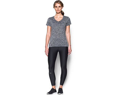 Жіноча футболка Under Armour Tech SSV Twist - S - чорна