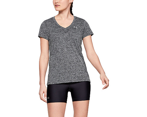 Жіноча футболка Under Armour Tech SSV Twist - S - чорна