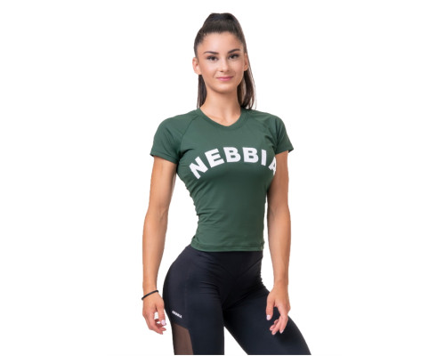 Жіноча футболка Nebbia Classic Hero 576 - зелений/L