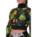 Жіноча кофта Nebbia High-Energy Cropped Jacket 564 - зелений/XS