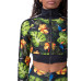 Жіноча кофта Nebbia High-Energy Cropped Jacket 564 - зелений/S