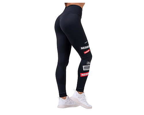 Жіночі легінси  Nebbia High Waist Labels 504 - чорні/L