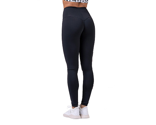 Жіночі легінси  Nebbia High Waist Labels 504 - чорні/L