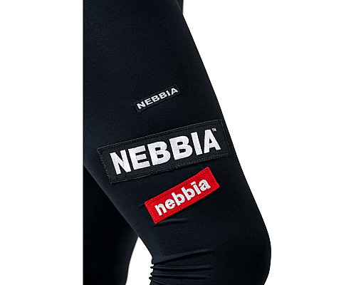 Жіночі легінси  Nebbia High Waist Labels 504 - чорні/L