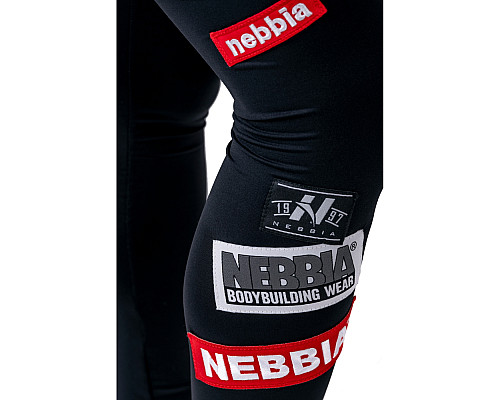 Жіночі легінси  Nebbia High Waist Labels 504 - чорні/L