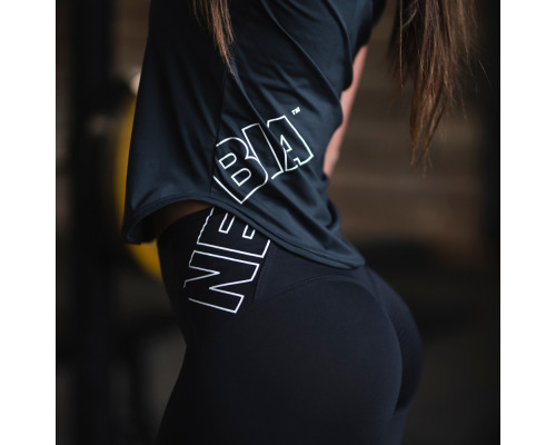 Легінси з високою талією Nebbia FIT Activewear 443 -  M - чорний