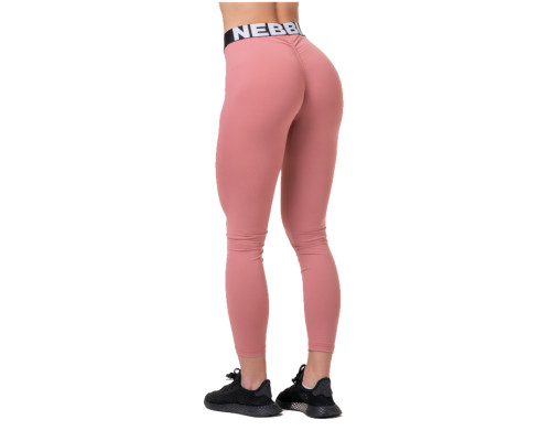 Жіночі легінси середньої посадки Nebbia Squat Hero Scrunch Butt 571 - розмір XS/рожевий