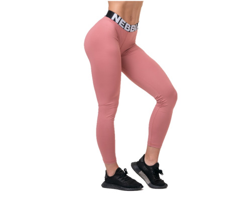 Жіночі легінси середньої посадки Nebbia Squat Hero Scrunch Butt 571 - розмір M/рожевий
