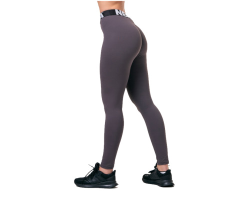Жіночі легінси середньої посадки Nebbia Squat Hero Scrunch Butt 571 - розмір S/фіолетовий