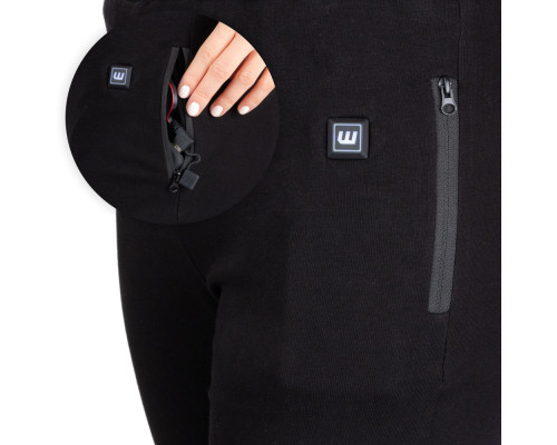 Жіночі штани з підігрівом W-TEC Insupants Lady - чорний/XXL