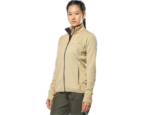 Флісова куртка жіноча Salewa PUEZ WAFFLE HYB PL JACKET W 28860 7180 розмір 46/40 - бежева