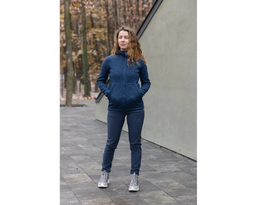 Флісова кофта жіноча Turbat Dreamer Hood Wmn розмір XS - темно-синій меланж