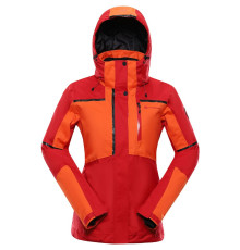 Куртка Alpine Pro Malefa - S - червоний/оранжевий