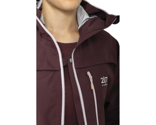 Куртка жіноча 2117 Ruskola 3L Jacket W 7616905 розмір XS - бордова