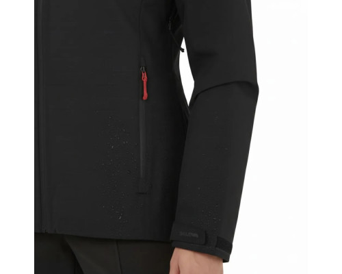 Куртка жіноча Salewa PUEZ (AQUA 4) 2.5L PTX JACKET W 28616 0910 розмір 42/36 - чорна