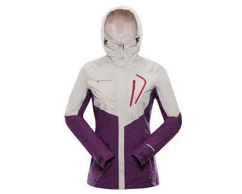 Куртка Alpine Pro Impeca - L - бежевий/фіолетовий