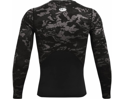 Чоловіча компресійна кофта Under Armour HG Armor Camo Comp LS - чорний камуфляж/М Чоловіча компресійна кофта Under Armour HG Armor Camo Comp LS - чорний камуфляж/М
