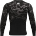 Чоловіча компресійна кофта Under Armour HG Armor Camo Comp LS - чорний камуфляж/М