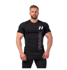 Чоловіча футболка Nebbia Vertical Logo 293 - чорний/L