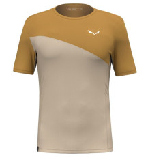 Футболка ч Salewa PUEZ SPORTY DRY M T-SHIRT 28632 7181 - 46/S - жовтий/бежевий