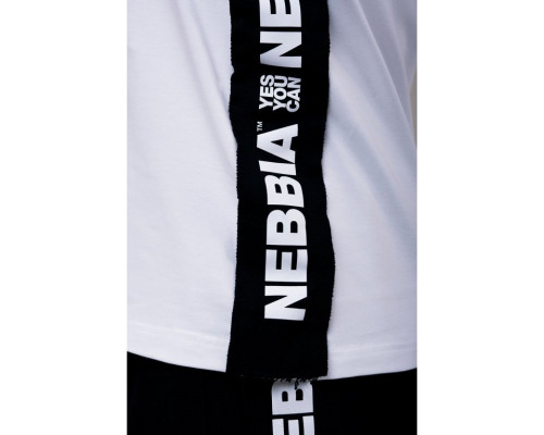 Чоловіча футболка Nebbia 'YOUR POTENTIAL IS ENDLESS' 174 - білий/XL