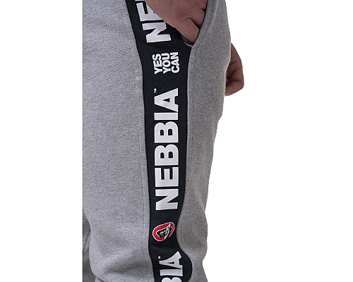 Чоловічі спортивні штани Nebbia Golden Era 196 - сірий/М