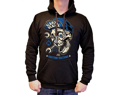 Світшот з капюшоном BLACK HEART Mechanic Hood - М - Чорний