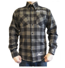 Сорочка з довгим рукавом BLACK HEART Duke - сіра/XL