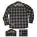 Сорочка з довгим рукавом BLACK HEART Duke - сіра/XL