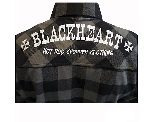 Сорочка з довгим рукавом BLACK HEART Duke - сіра/XXL Сорочка з довгим рукавом BLACK HEART Duke - сіра/XXL