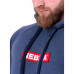 Чоловіча кофта з капюшоном Nebbia Red Label 149 - розмір M / темно-синій