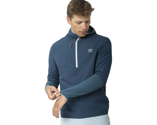 Флісова кофта чоловіча 2117 Gyljen Hoodie M 7816916 розмір L - темно-синя