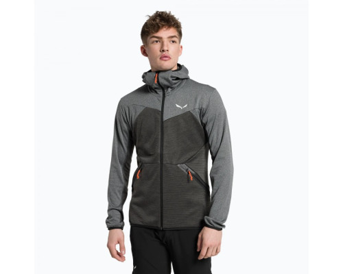 Фліс ч Salewa PUEZ MELANGE PL M FZ HDY 27386 0910 - 46/S - чорний Фліс ч Salewa PUEZ MELANGE PL M FZ HDY 27386 0910 - 46/S - чорний