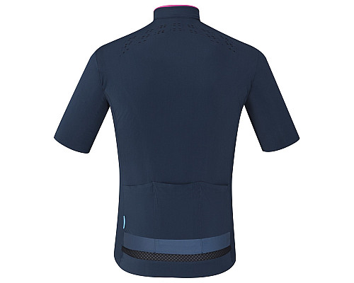 Велоджерсі SHIMANO на замок Evolve Navy - L - синій/рожевий