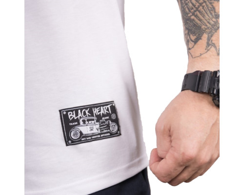 Футболка з довгим рукавом BLACK HEART Red Baron Chopper -  L - біла