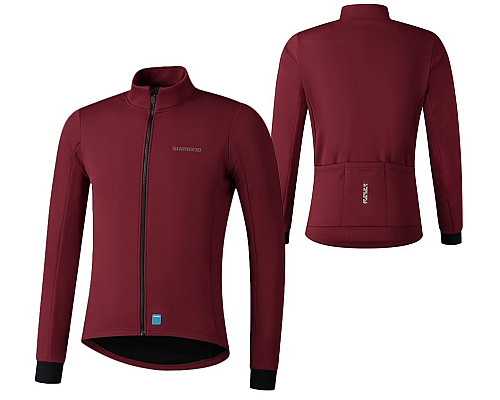 Велокуртка чоловіча  SHIMANO ELEMENT - XL - бордовий