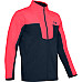 Чоловіча куртка для гольфу Under Armour Storm Windstrike Full Zip - М - синьо-рожева
